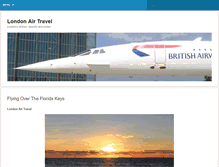 Tablet Screenshot of londonairtravel.com